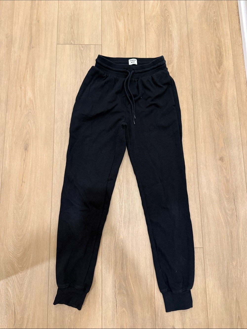 Sunday Best Black Jogger Track Pants